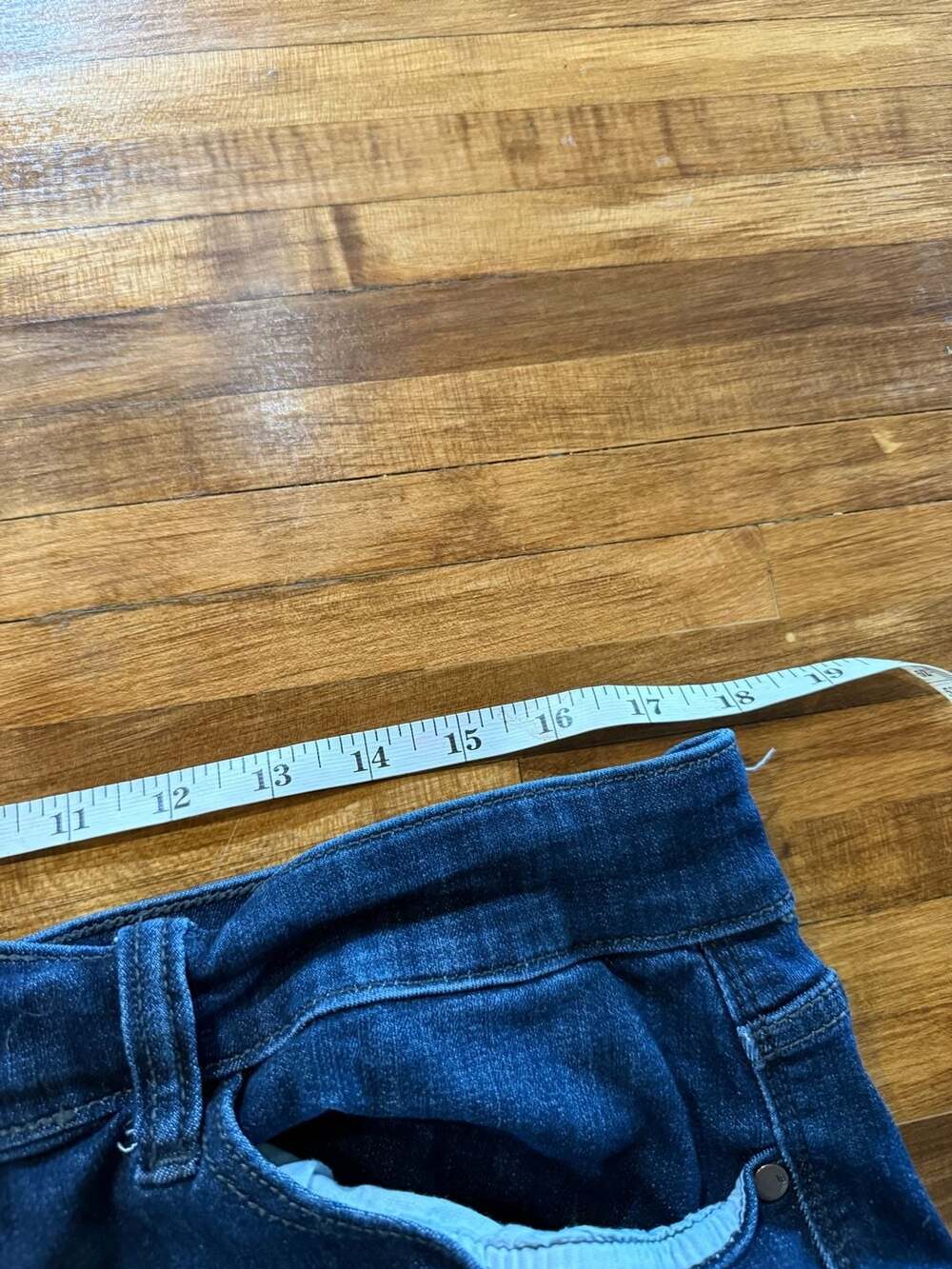 Judy Blue Skinny Fit High-Rise Button Fly Jeans, Size 18W, Dark Wash (g17) - Picture 5 of 6